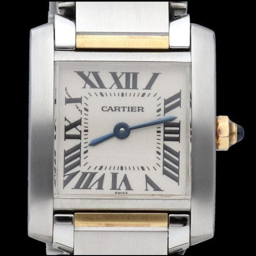 Cartier Tank Française - Montre PM en or jaune et acier 58 Facettes MT47957