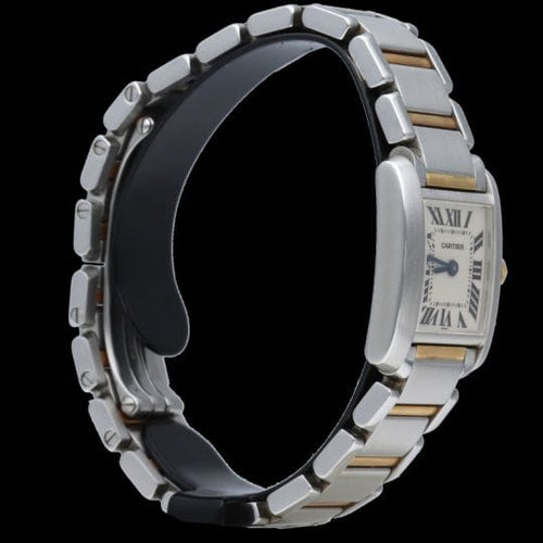 Cartier Tank Française - Montre PM en or jaune et acier 58 Facettes MT47957