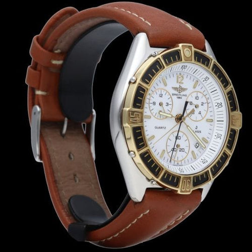 Breitling J Class Chronograph - Montre en or jaune et acier 58 Facettes MT47959
