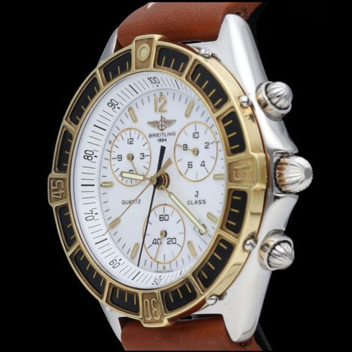 Breitling J Class Chronograph - Montre en or jaune et acier 58 Facettes MT47959