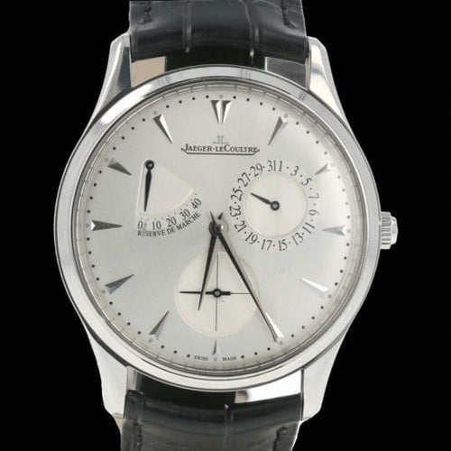 Jaeger-LeCoultre Master - Montre Ultra Thin Réserve de Marche en acier 58 Facettes MT47675