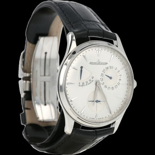 Jaeger-LeCoultre Master - Montre Ultra Thin Réserve de Marche en acier 58 Facettes MT47675