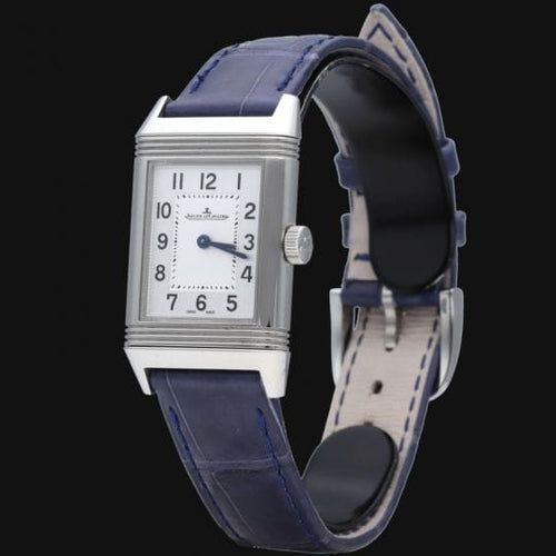 Jaeger-LeCoultre Reverso - Montre Classic Small en acier 58 Facettes MT47678