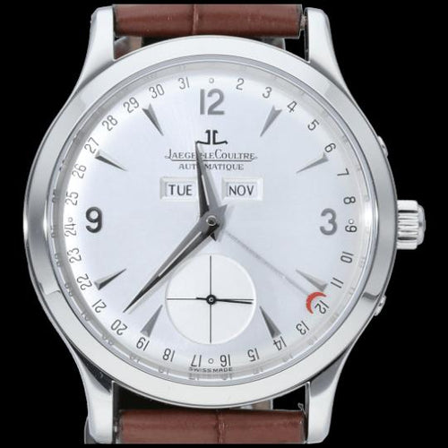 Jaeger-LeCoultre Master Control - Montre Triple Calendar en acier 58 Facettes MT47686