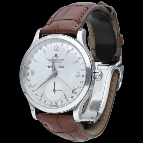 Jaeger-LeCoultre Master Control - Montre Triple Calendar en acier 58 Facettes MT47686