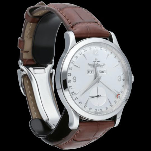 Jaeger-LeCoultre Master Control - Montre Triple Calendar en acier 58 Facettes MT47686