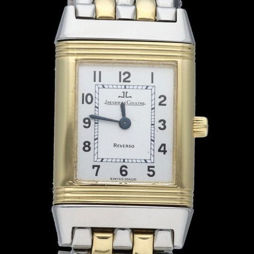 Jaeger-LeCoultre Reverso - Montre Lady en or jaune et acier 58 Facettes MT47692