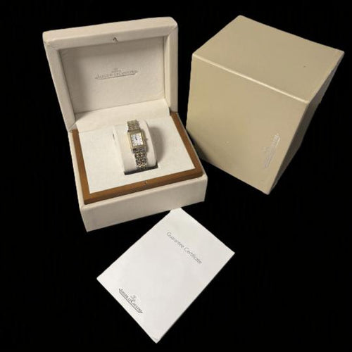 Jaeger-LeCoultre Reverso - Montre Lady en or jaune et acier 58 Facettes MT47692
