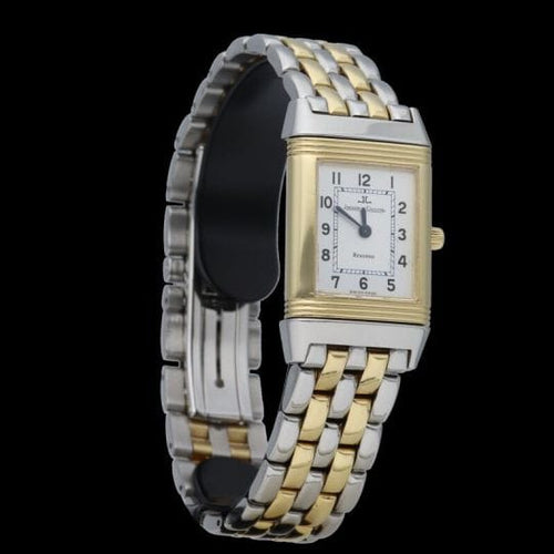 Jaeger-LeCoultre Reverso - Montre Lady en or jaune et acier 58 Facettes MT47692