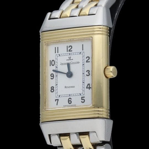 Jaeger-LeCoultre Reverso - Montre Lady en or jaune et acier 58 Facettes MT47692