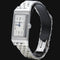 Jaeger-LeCoultre Reverso One - Montre Monoface en acier et diamants 58 Facettes MT47783