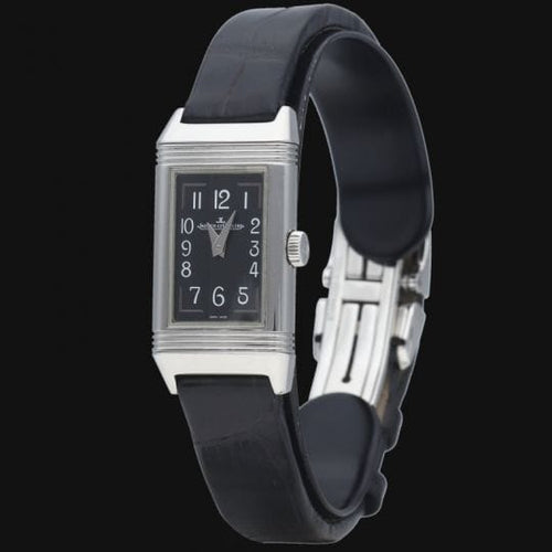 Jaeger-LeCoultre Reverso Classique Lady - Montre en acier 58 Facettes MT47786