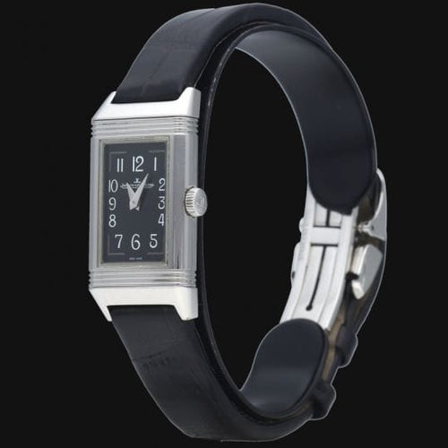 Jaeger-LeCoultre Reverso Classique Lady - Montre en acier 58 Facettes MT47786