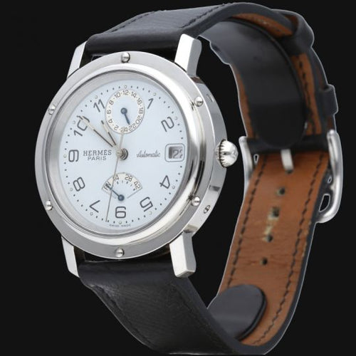 Hermès Clipper - Montre automatique en acier 58 Facettes MT47928