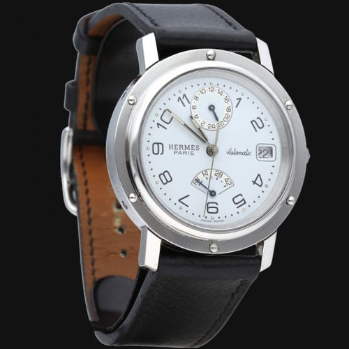 Hermès Clipper - Montre automatique en acier 58 Facettes MT47928