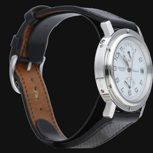 Hermès Clipper - Montre automatique en acier 58 Facettes MT47928