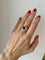 Bague 54 Art déco - Bague saphir et diamants en platine et or jaune 58 Facettes