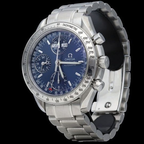 Omega Speedmaster - Montre Triple Date Chronograph en acier 58 Facettes MT47884