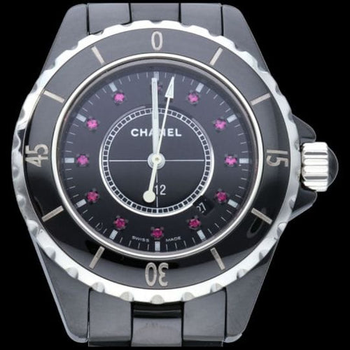 Chanel J-12 - Montre en céramique noire 58 Facettes MT47544