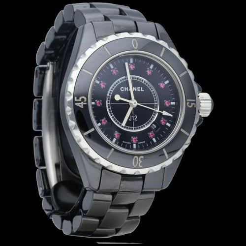 Chanel J-12 - Montre en céramique noire 58 Facettes MT47545