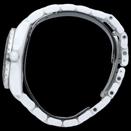 Chanel J-12 - Montre en céramique avec diamants 58 Facettes MT47542