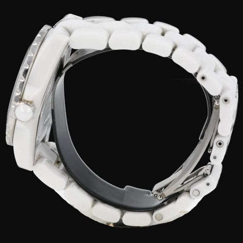 Chanel J12 - Montre automatique 38 mm en céramique et diamants 58 Facettes MT47875