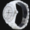 Chanel J12 - Montre 38 mm automatique en céramique et diamants 58 Facettes MT47876