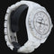 Chanel J12 - Montre 38 mm automatique en céramique et diamants 58 Facettes MT47876