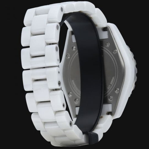 Chanel J12 - Montre 38 mm automatique en céramique et diamants 58 Facettes MT47876