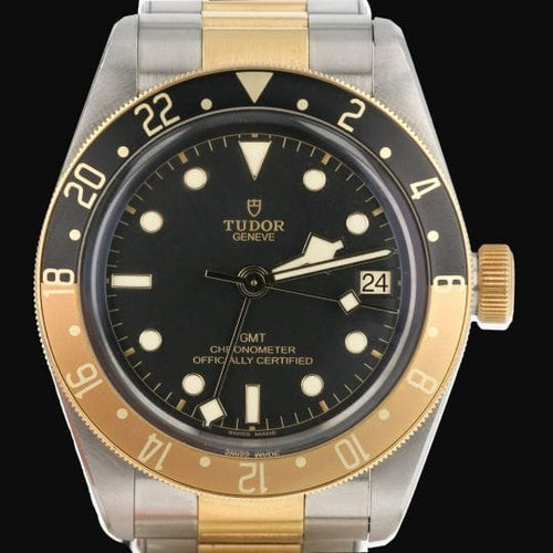 Tudor Black Bay GMT - Montre en or jaune et acier 58 Facettes MT47764