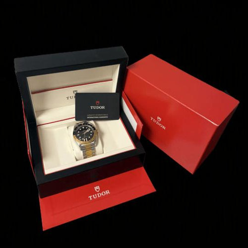 Tudor Black Bay GMT - Montre en or jaune et acier 58 Facettes MT47764
