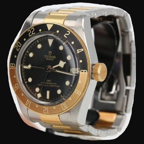 Tudor Black Bay GMT - Montre en or jaune et acier 58 Facettes MT47764