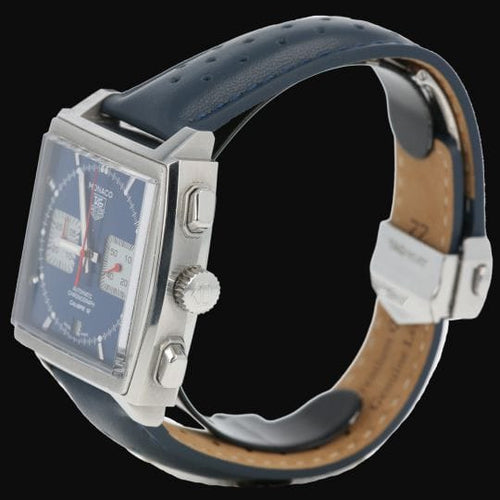 TAG Heuer Monaco - Montre chronographe Calibre 12 en acier 58 Facettes MT47555
