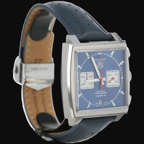 TAG Heuer Monaco - Montre chronographe Calibre 12 en acier 58 Facettes MT47555