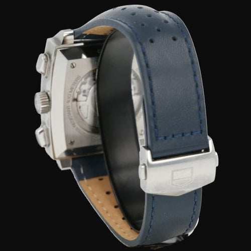 TAG Heuer Monaco - Montre chronographe Calibre 12 en acier 58 Facettes MT47555