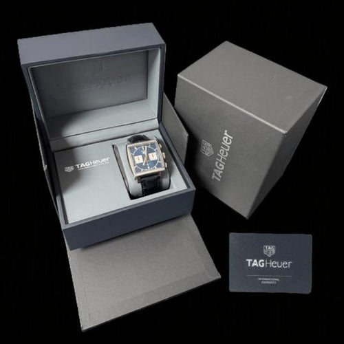 TAG Heuer Monaco - Montre chronographe en acier 58 Facettes MT47423