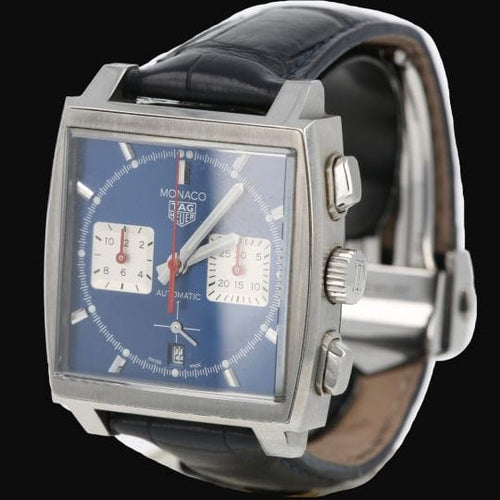 TAG Heuer Monaco - Montre chronographe en acier 58 Facettes MT47423