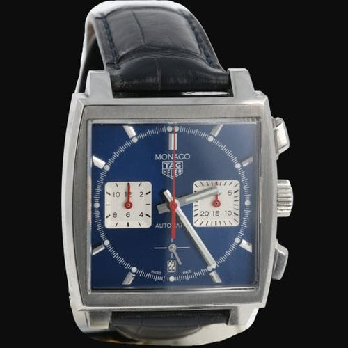 TAG Heuer Monaco - Montre chronographe en acier 58 Facettes MT47423