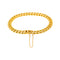 Bracelet maille gourmette en or jaune 58 Facettes 5435722CN