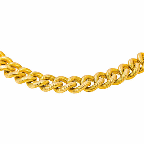 Bracelet maille gourmette en or jaune 58 Facettes 5435722CN
