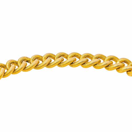 Bracelet maille gourmette en or jaune 58 Facettes 5435722CN