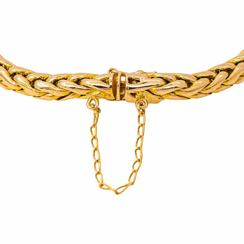 Bracelet maille palmier en or jaune 58 Facettes 5459694CN