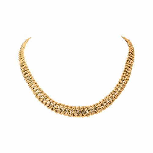 Collier maille américaine en or rose 58 Facettes 5480598CN