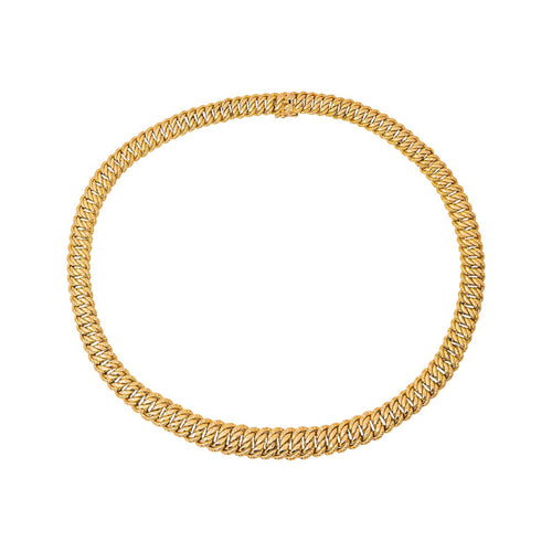 Collier maille américaine en or rose 58 Facettes 5480598CN
