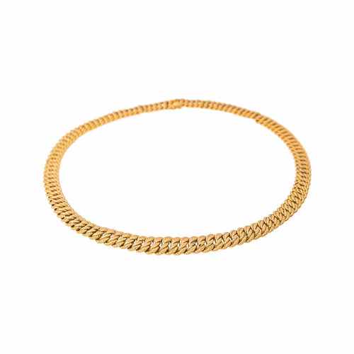 Collier maille américaine en or rose 58 Facettes 5480598CN