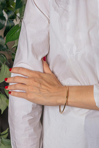 Bracelet jonc en or jaune 58 Facettes 5601662CN
