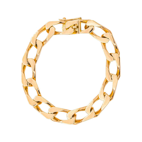 Bracelet maille gourmette en or rose 58 Facettes 5714423CN