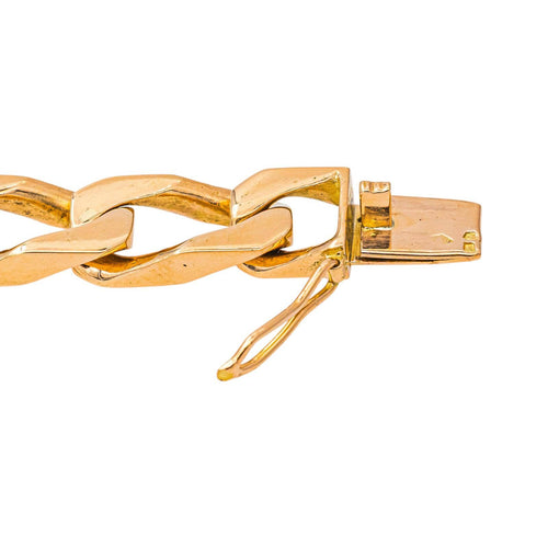 Bracelet maille gourmette en or rose 58 Facettes 5714423CN