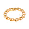 Bracelet maille gourmette en or rose 58 Facettes 5714423CN