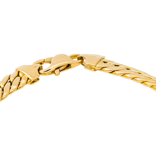 Bracelet maille anglaise en or jaune 58 Facettes 5725970CN
